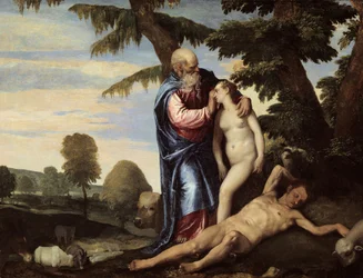 Skapelsen av Eva, 1570-80