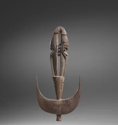 Opphengskrok (Samban), Iatmul, Middle Sepik, Papua, New Guinea (tre)