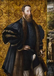 "" Portrett av Pier Maria Rossi av San Secondo (1504-1557) "" Peinture de Francesco Mazzola Il Parmigianino dit Le Parmesan (1503-1540) 1536-1537 Museo del Prado, Madrid