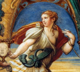 Actaeon, med feminine trekk, fra Myth of Diana and Actaeon, ca