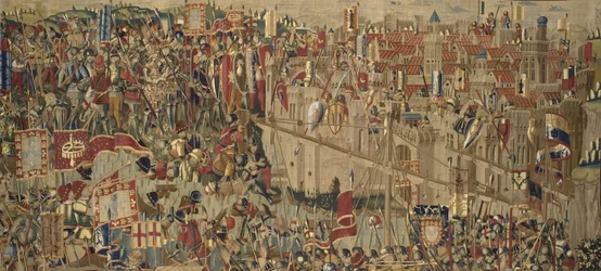 Pastrana-teppet, produsert i Tournai, sannsynligvis fra verkstedet til Passchier Grenier, ca. 1471–1475 (teppe)