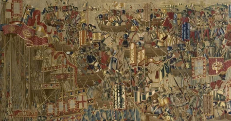 Pastrana-tepper, produksjon i Tournai, sannsynligvis fra verkstedet til Passchier Grenier, ca. 1471–1475 (teppe)
