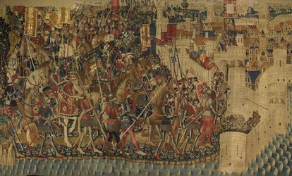 Pastrana-tepper, produksjon i Tournai, sannsynligvis fra verkstedet til Passchier Grenier, ca. 1471–1475 (teppe)