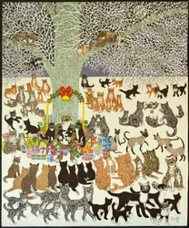 Nåtid, 2012 (akryl på kaliko)