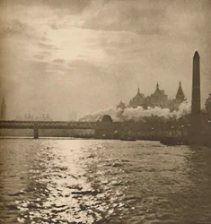 Hvor Iron Road To Dover krysser elven, c1935.