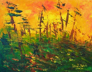 Bayou, 2011 (akryl på lerret)
