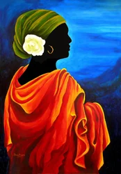 Camelia, 2008 (akryl på masonitt)