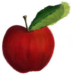 Frukt, 2021 (akryl på papir)