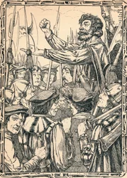 Ket The Tenner henvender seg til sine følgere, 1902