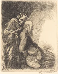 Too Demanding Exigeante, 1900.