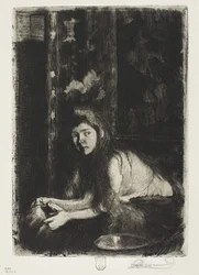 Kvinne med vase, 1894