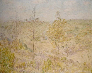 Et toskansk vårlandskap (olje på lerret) 265397kanische Fruehlingslandschaft;