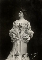 Portrett av den franske kunstneren Yvette Guilbert (1865) 