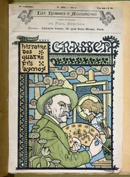 Portrett av Eugène Grasset (1841-1917) fra «Les Hommes d