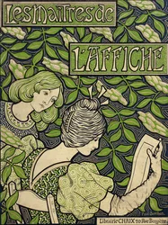 Tittelside fra Plakatens mestere, bind I-V, 1896-1900