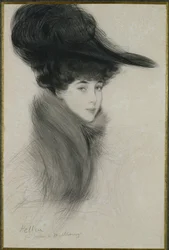Consuelo Vanderbilt (1877-1964), hertuginne av Marlborough, ca. 1901