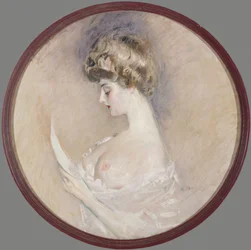 Portrett av Marthe Letellier, født Fourton, ca. 1900.