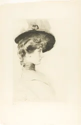 Portrett av en kvinne med hatt (Madame Letellier)