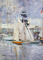 Havnen, Deauville, Normandie, 1912