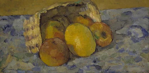 Veltet kurv med frukt, ca. 1877 (olje på lerret)