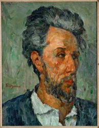 Portrett av Victor Choquet (olje på lerret)