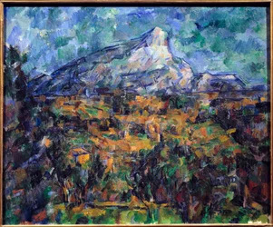 The Holy Mountain Victory Painting av Paul Cezanne