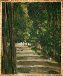 Alléen (olje på lerret)