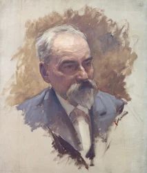 André Theuriet (1833-1907) (olje på lerret)
