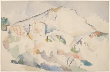 Château Noir og Mont Sainte-Victoire, ca 1890-1895