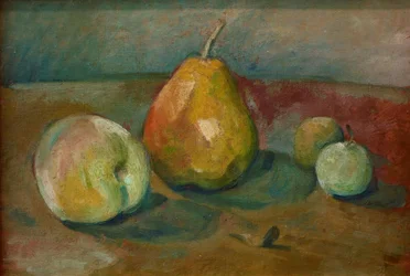 P. Cézanne, Stilleben med pærer og ...