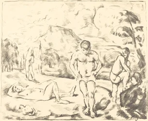 The Bathers (stor tallerken)