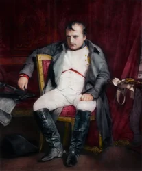 Napoleon i Fontainebleau under den første abdikasjonen - 31. mars 1814, 1845.