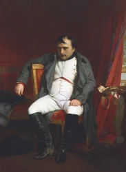 Napoleon i Fontainebleau under den første abdikasjonen - 31. mars 1814, 1845