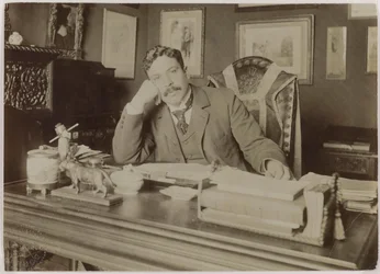 Portrett av Maurice Donnay 1859-1945, ca. 1890.