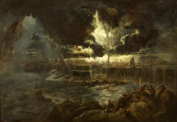 The Destruction of Pompeii, ca. 1835 (olje på lerret)