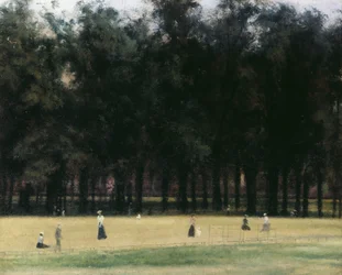 Kensington Gardens (olje på lerret)