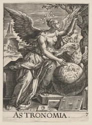 Plate 7: Astronomia, fra The Seven Liberal Arts, ca. 1628-66., ca. 1628-66.