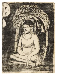 Buddha, fra serien med sene tresnitt