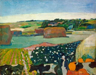 Høystakker i Bretagne, 1890