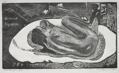 Noa Noa: Manao Yupapau sett av de dødes spirts, 1893-94.