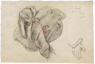 Sittende bretonsk kvinne, 1886
