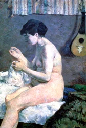 Studie av en nakenmodell, 1880