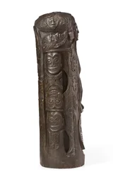 Tahitisk totem til Kristus på korset, etter 1894