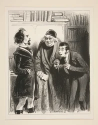 Alcibiade Cliquet bærer et brev...