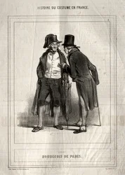 Historie om kostyme i Frankrike: Bourgeois of Paris