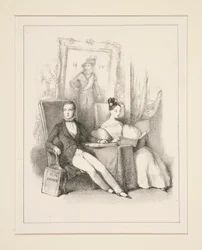 Broren og søsteren / Praha (Henri, grev av Chambord og hertuginnen av Parma som barn)