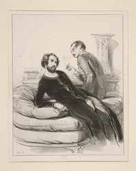 DRESSING KJOLER AV HUMANN, skredder, rue Neuve-des-Petits-Champs. Durousseau skjorter. Curiosities of Mombro (sic.)