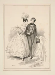 Minne om operaballet til fordel for arbeiderne i Lyon, 6. mai 1837.