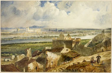 Utsikt over Avignon (fra Villeneuve les Avignon)