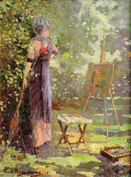Kunstnerens modell (panel)